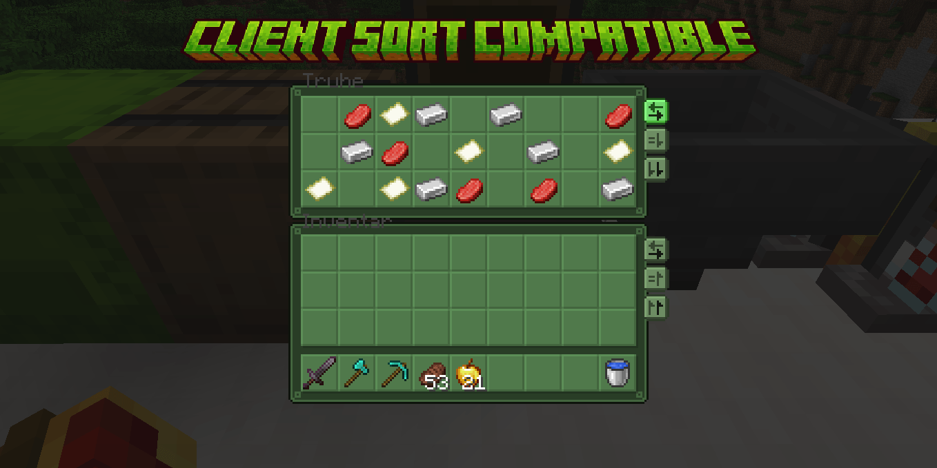 Thumbnail The pack includes custom green textures for Client Sort
