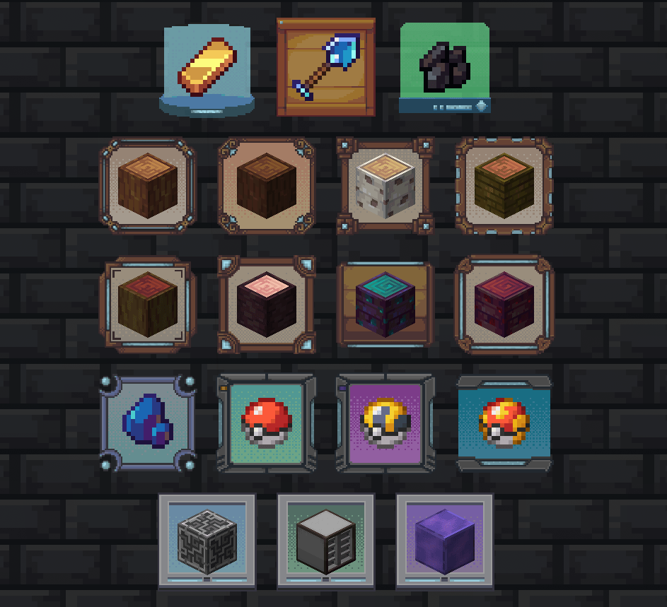 Additional shape files change the look of the actual quest buttons