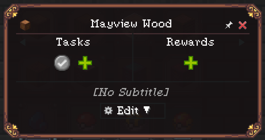 Apply custom theme tags to quests to change the appearance of the quest screen