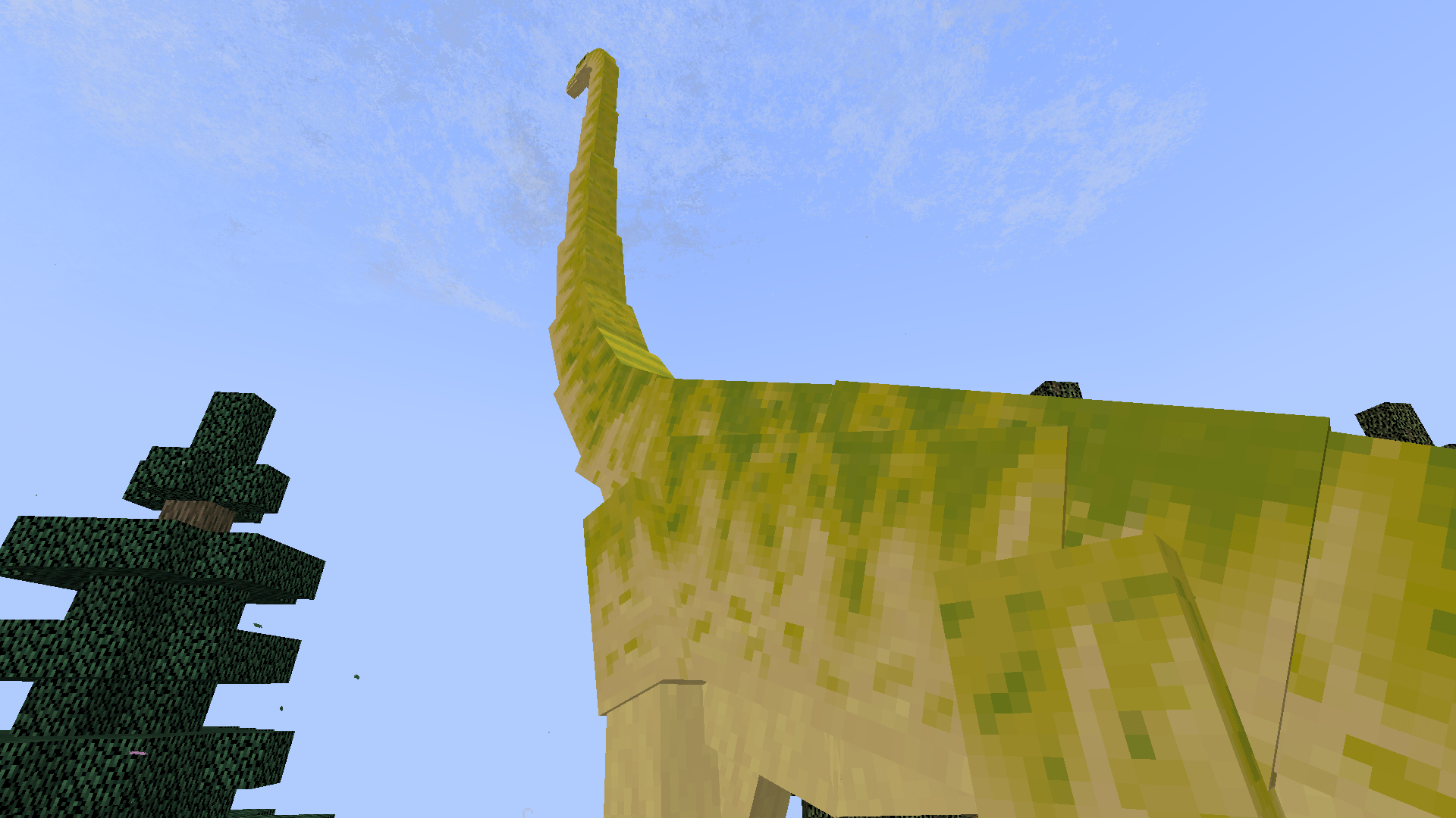Thumbnail I forgot which sauropod LOL From Jurassic Reborn paired with Jurassic Reborn Natural spawning Addon