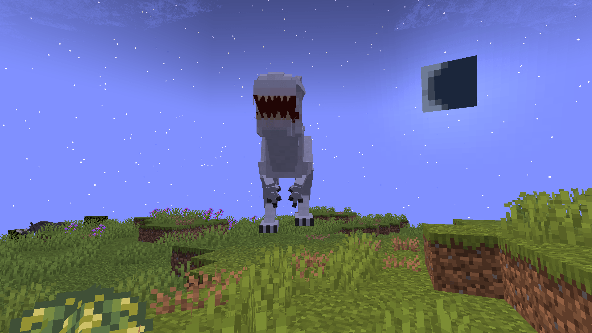 Thumbnail Indominus rex from Jurassic Reborn paired with Jurassic Reborn Natural Spawning Addon