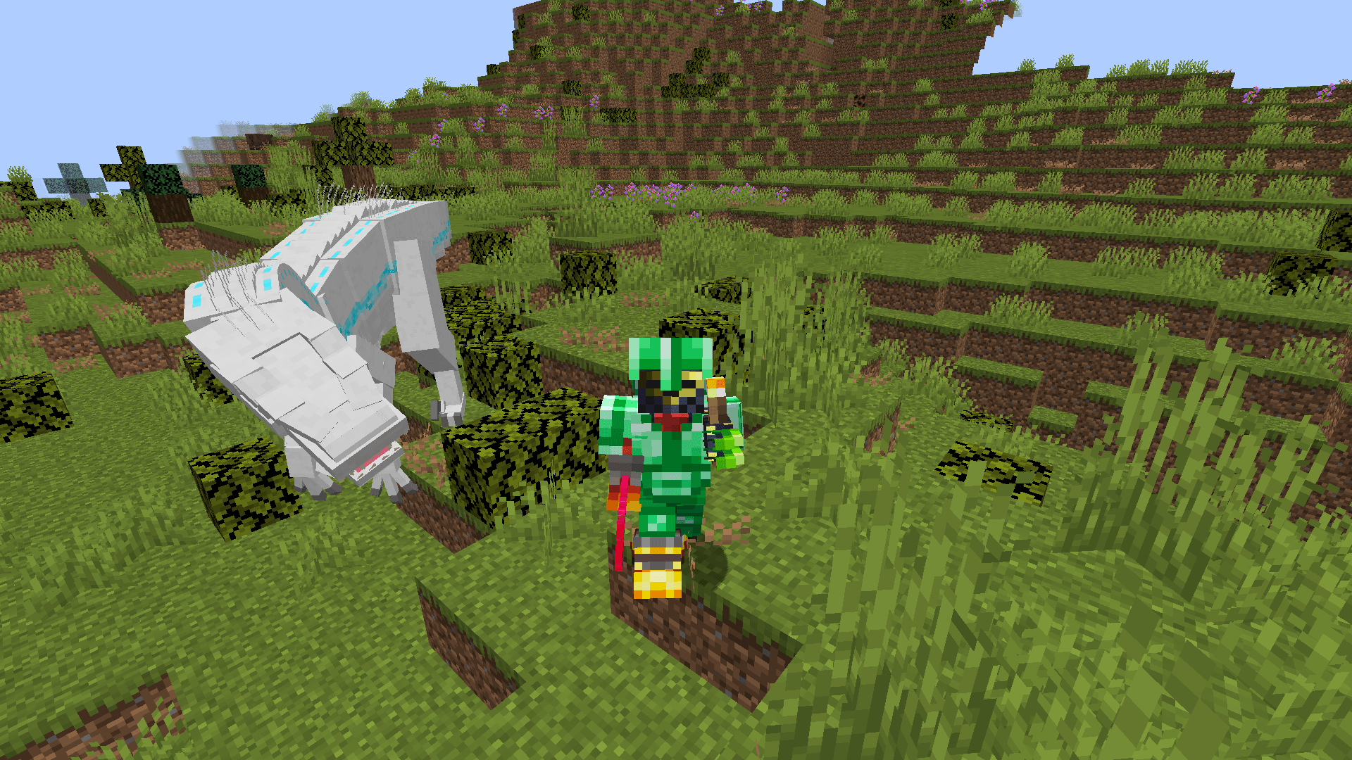 Thumbnail Indoraptor from Jurassic Reborn paired with Jurassic Reborn Natural Spawning Addon