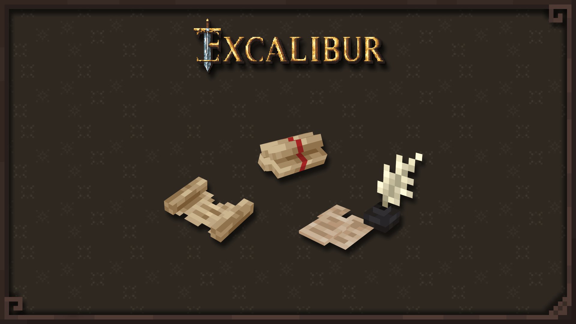 Map, Parchments and Quill and Parchment