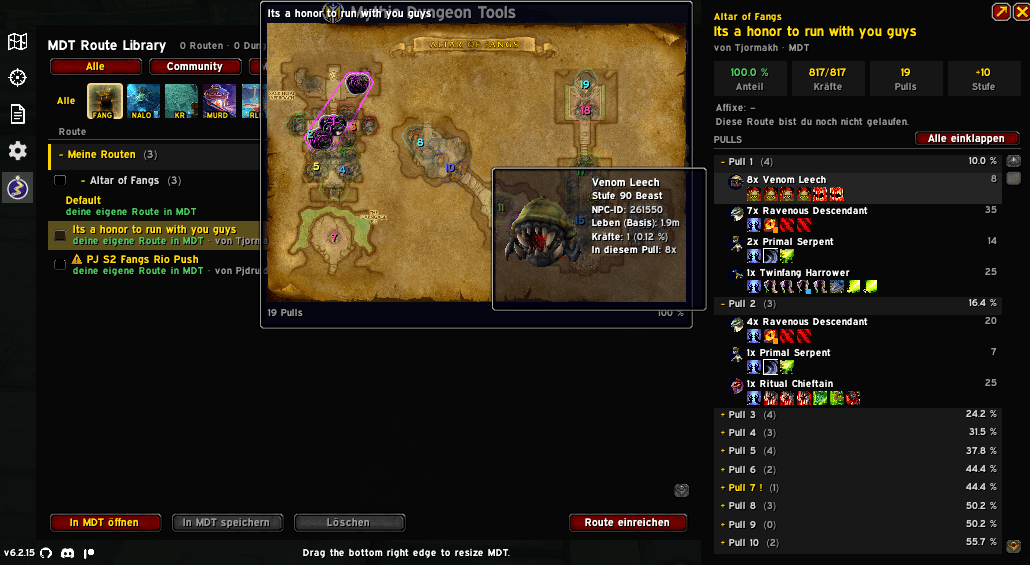 Thumbnail Enemy tooltips with 3D model, health and forces