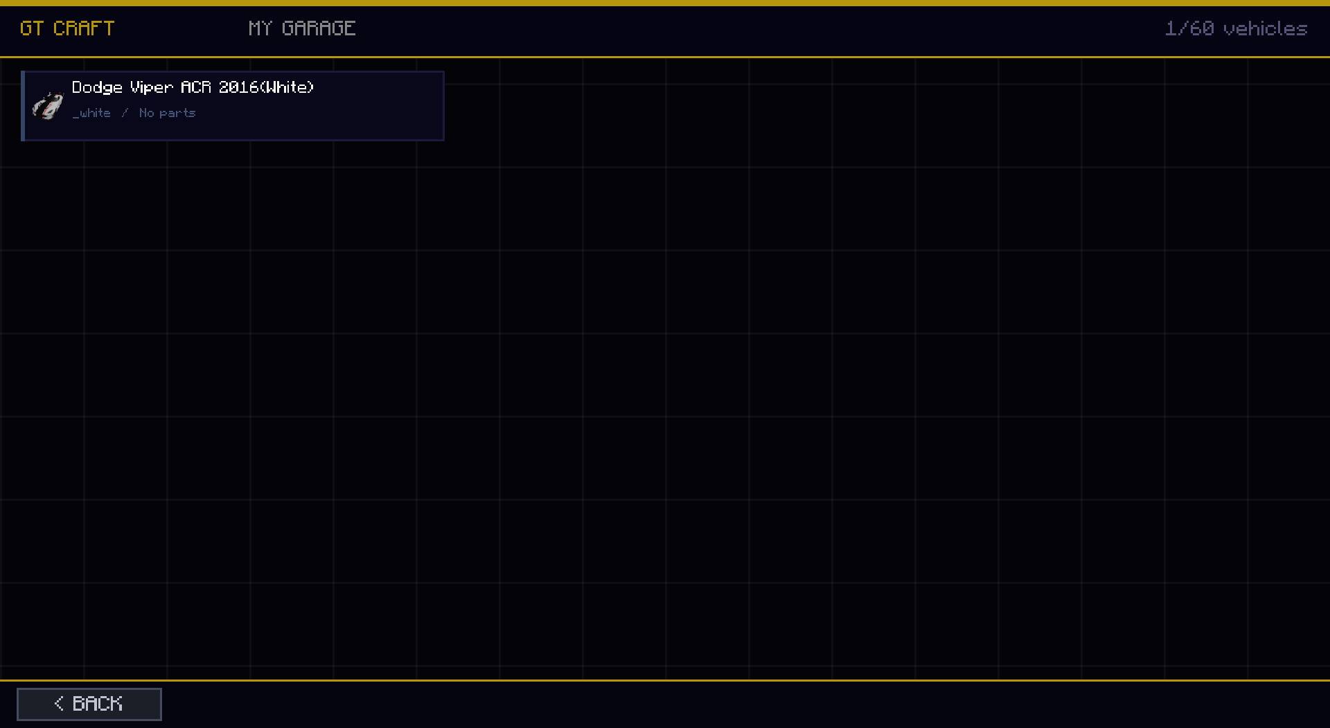 My Garage List