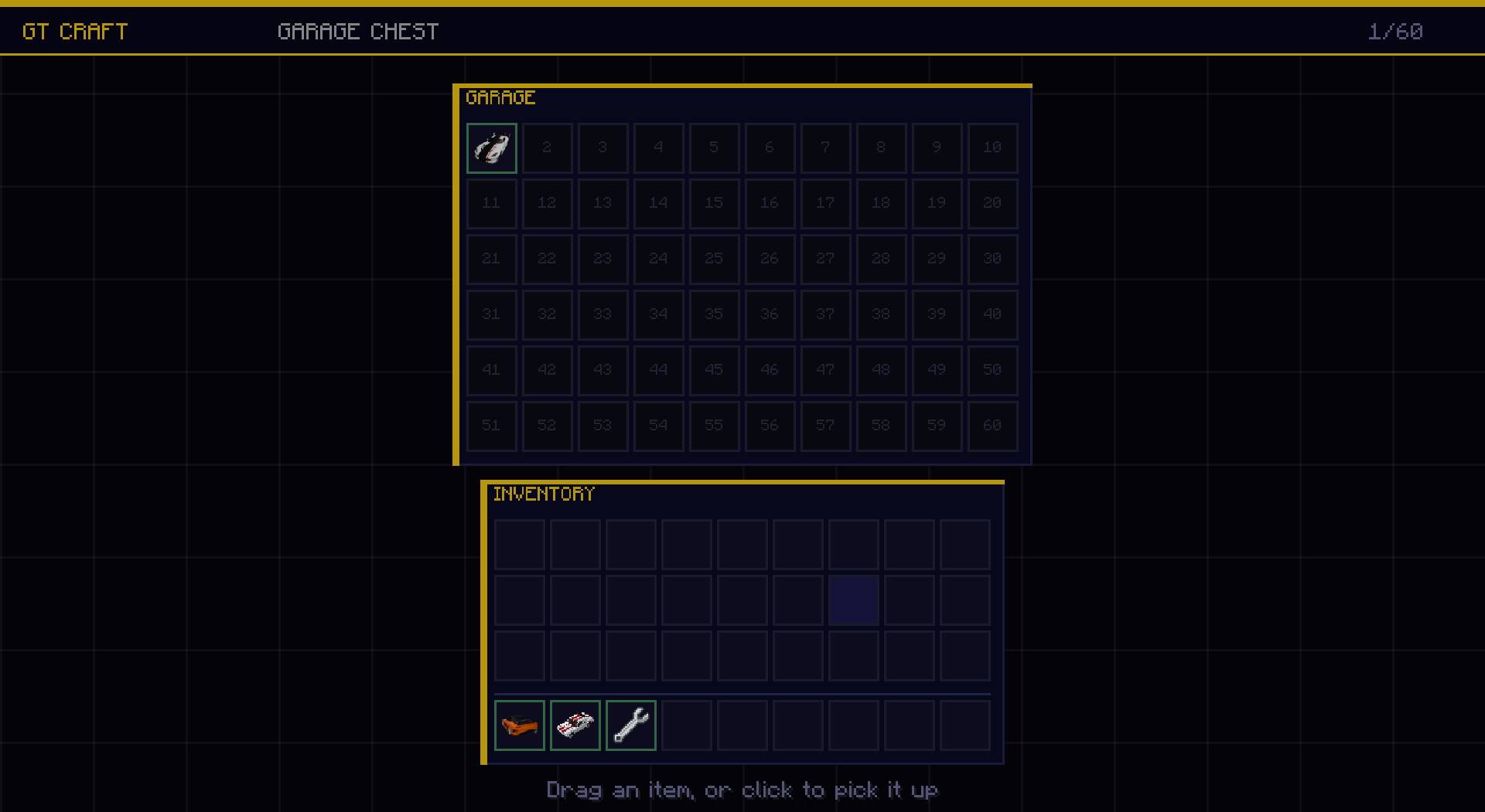 Garage Deposit Screen