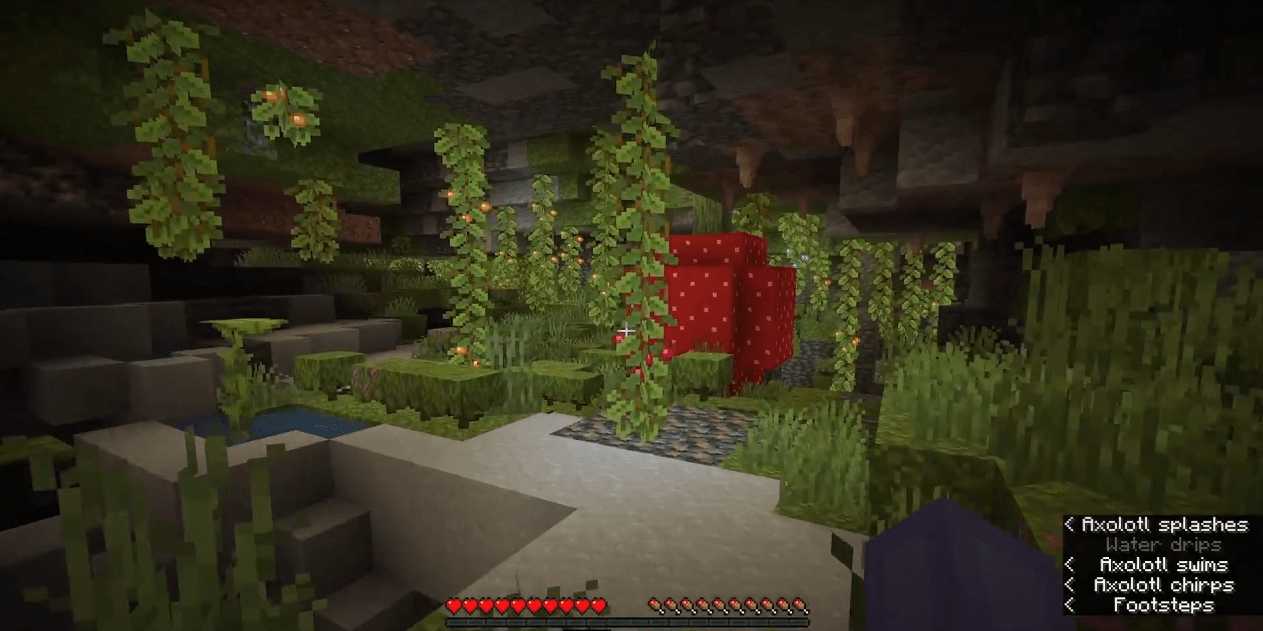 Thumbnail Found in Lush Caves, with a creamy Scoochworm filling