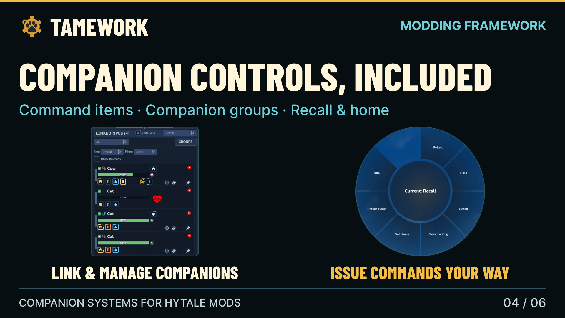 Companion controls