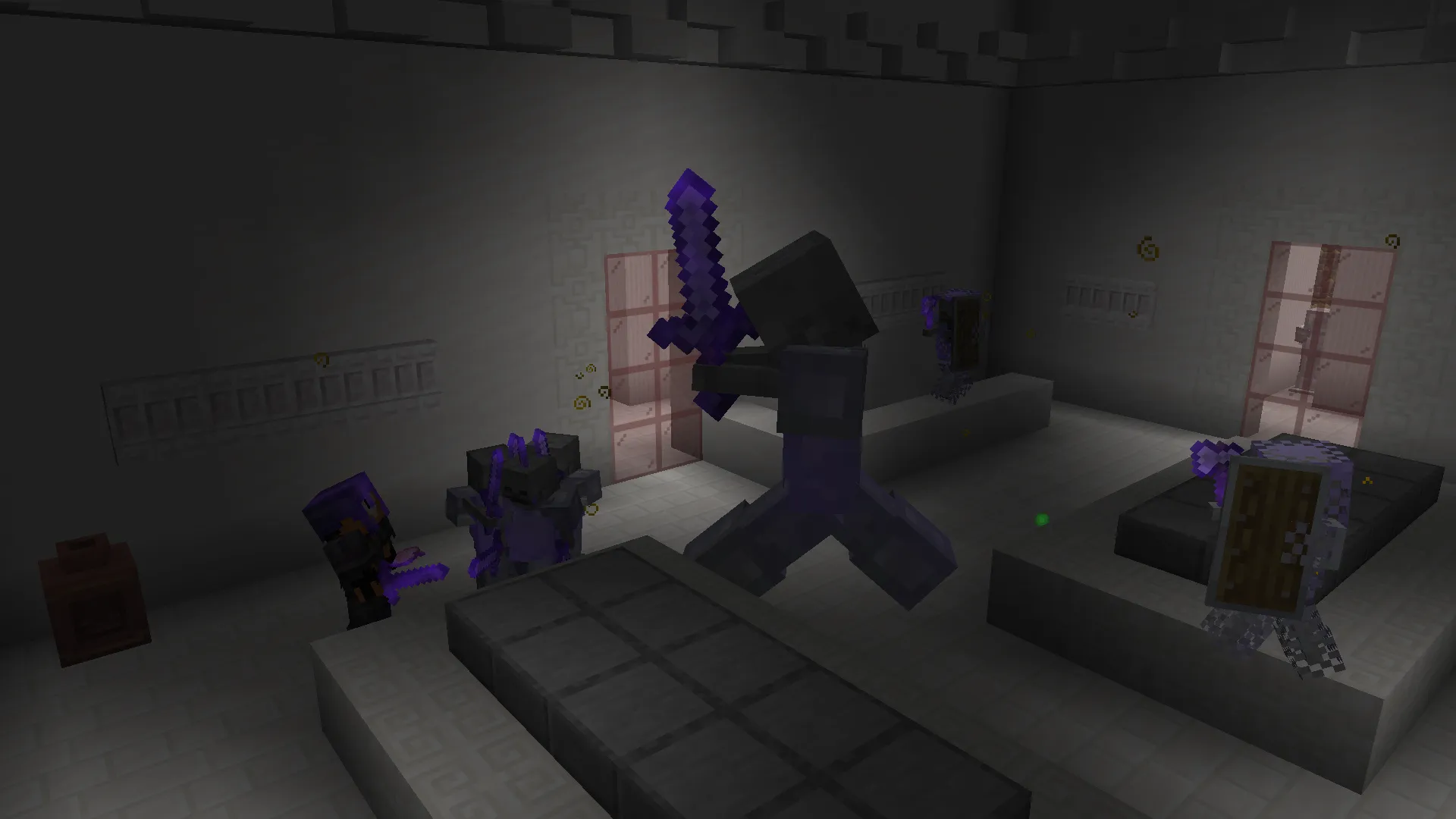 Thumbnail A player fighting skeletons in the Mausoleum