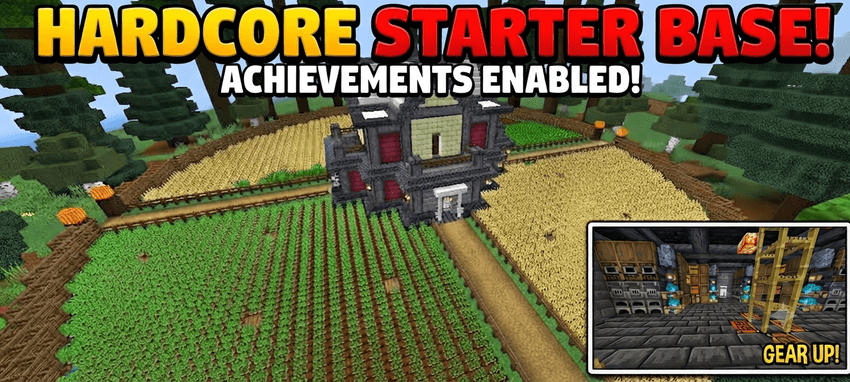 Ultimate Hardcore Survival Starter Base | Achievements Enabled — screenshot 1