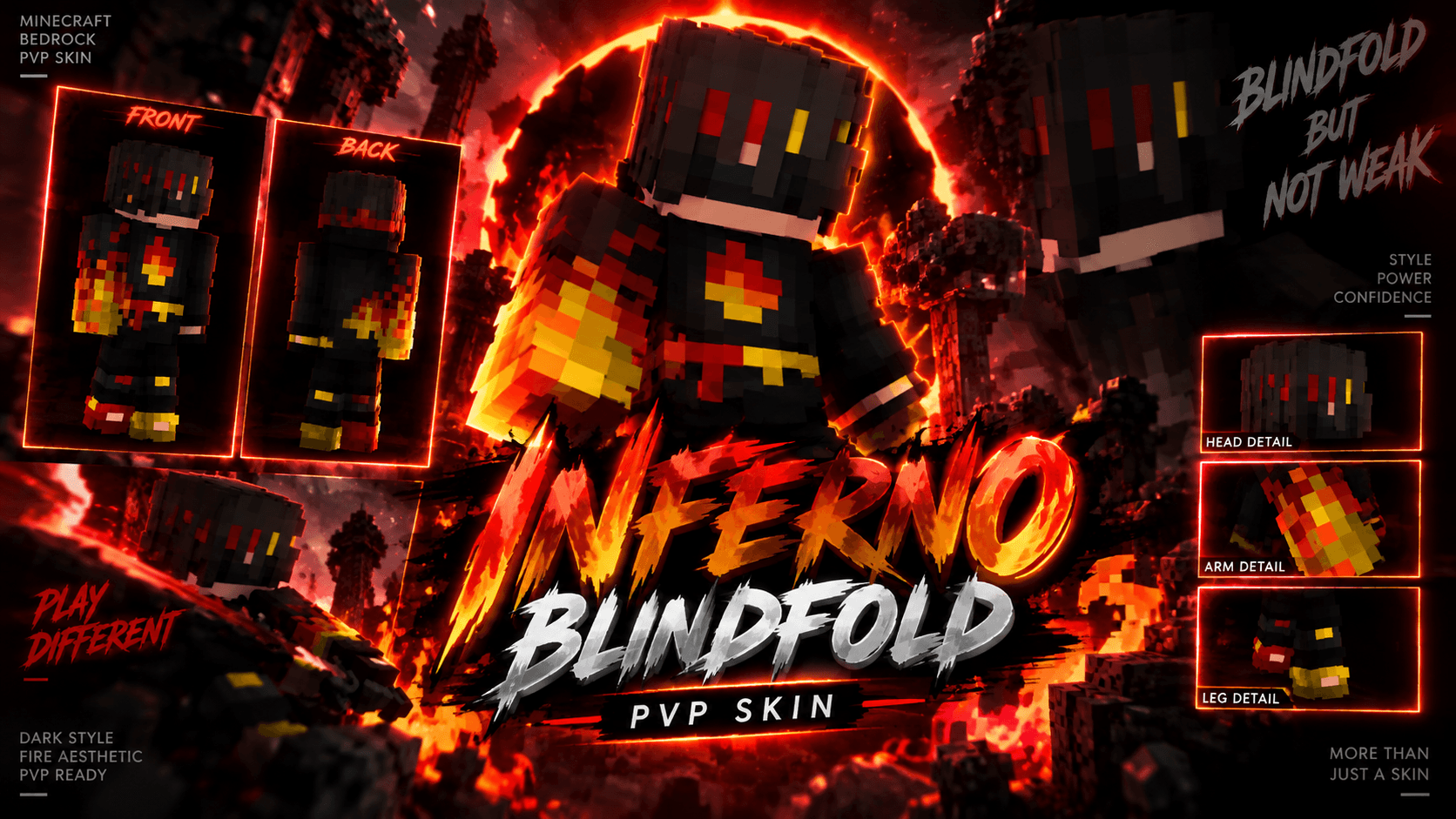 Inferno Blindfold PvP Skin — screenshot 1