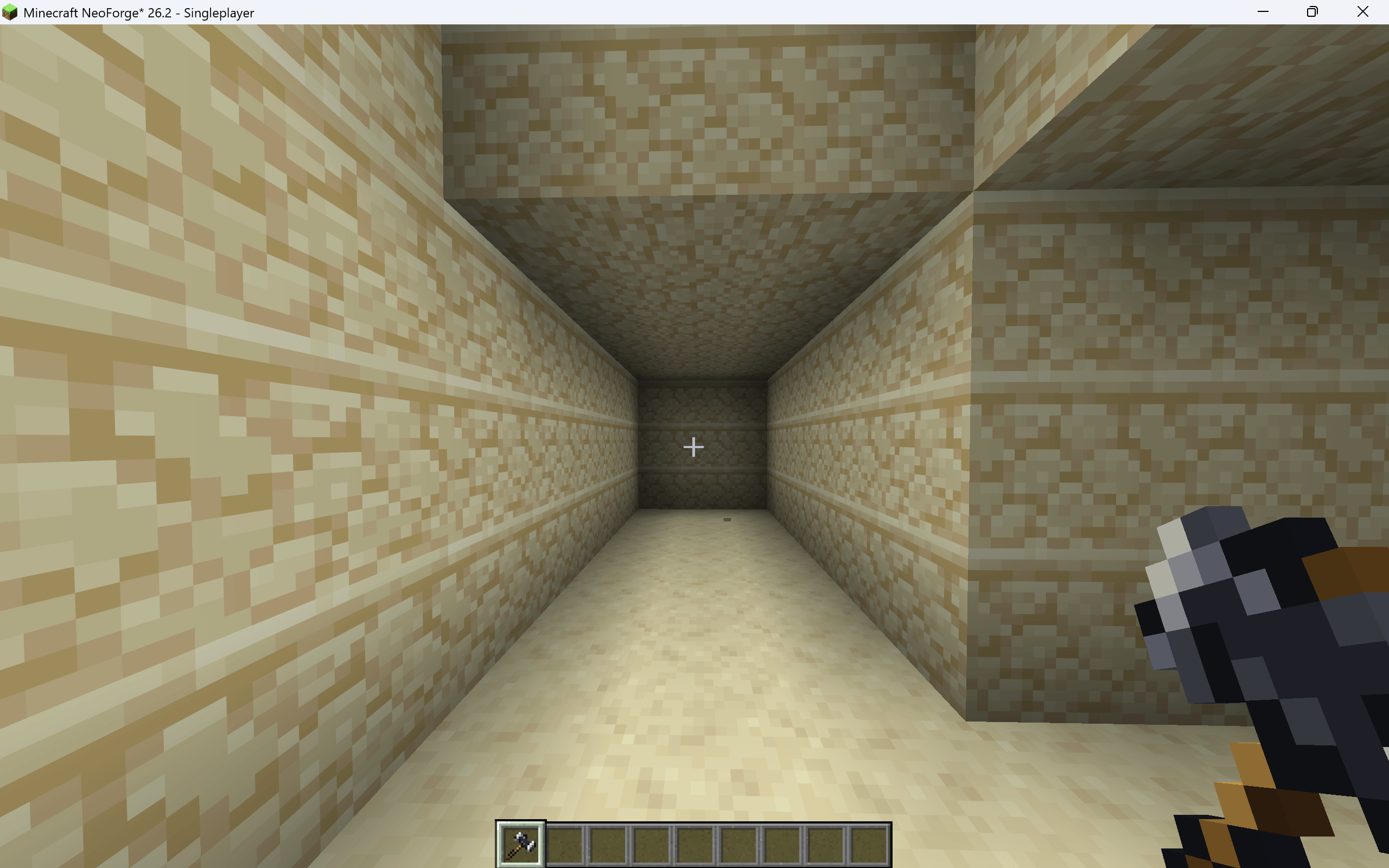 Thumbnail A tunnel excavated with the Starforged Hammer. Break a 3×3 layer at a time to carve tunnels and clear larger areas.