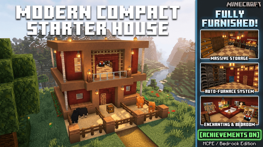 Modern Aesthetic Starter House [Achievements On] — screenshot 1