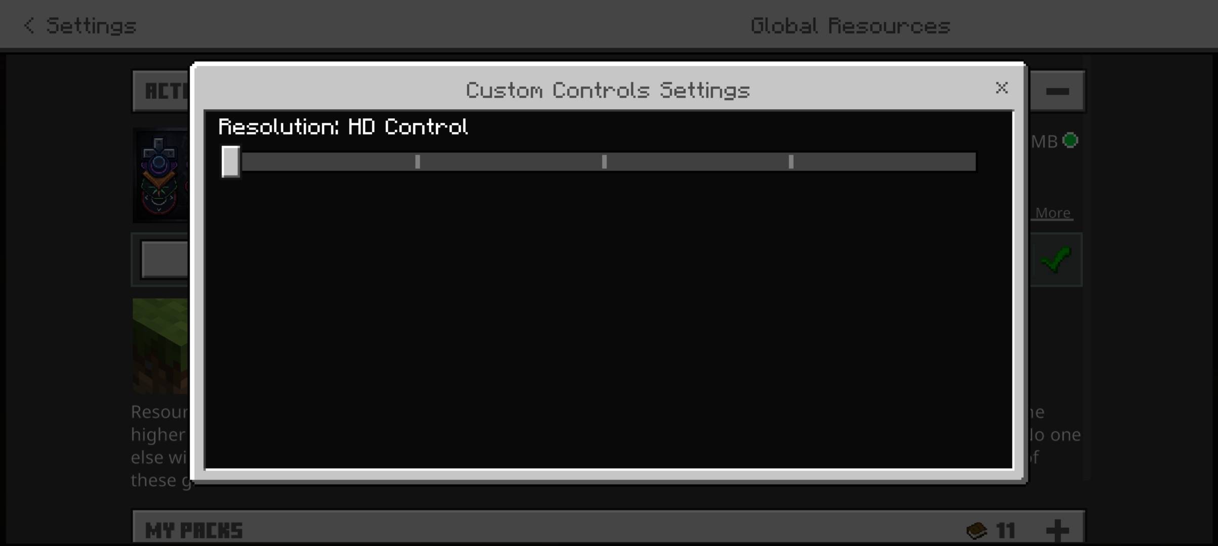 Custom multi control style screenshot active