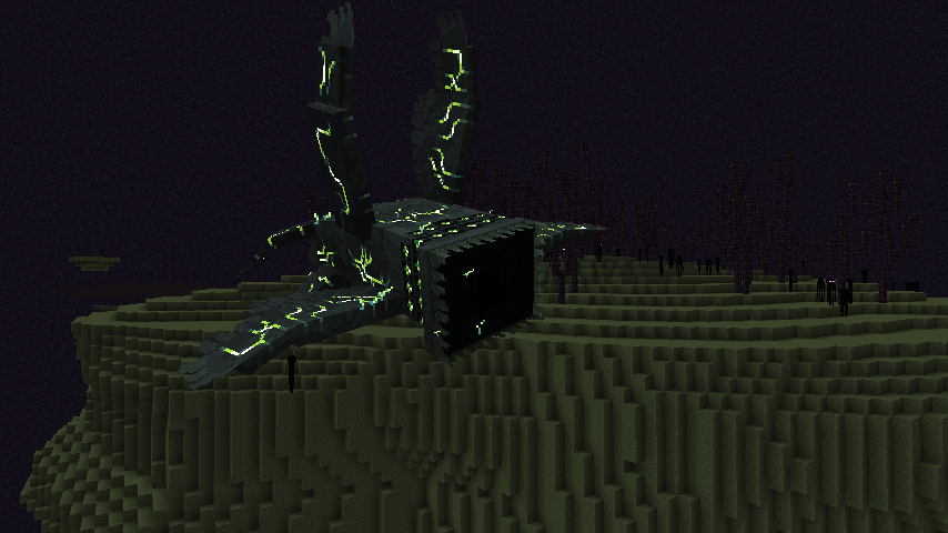 Thumbnail An endgel soaring across the voidscape of the outer end