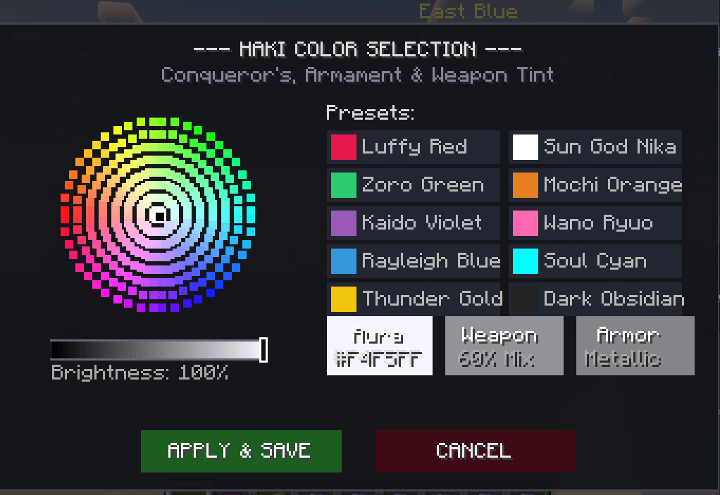Thumbnail The legendary wheel where you can turn your haki color into something better (also some presets)