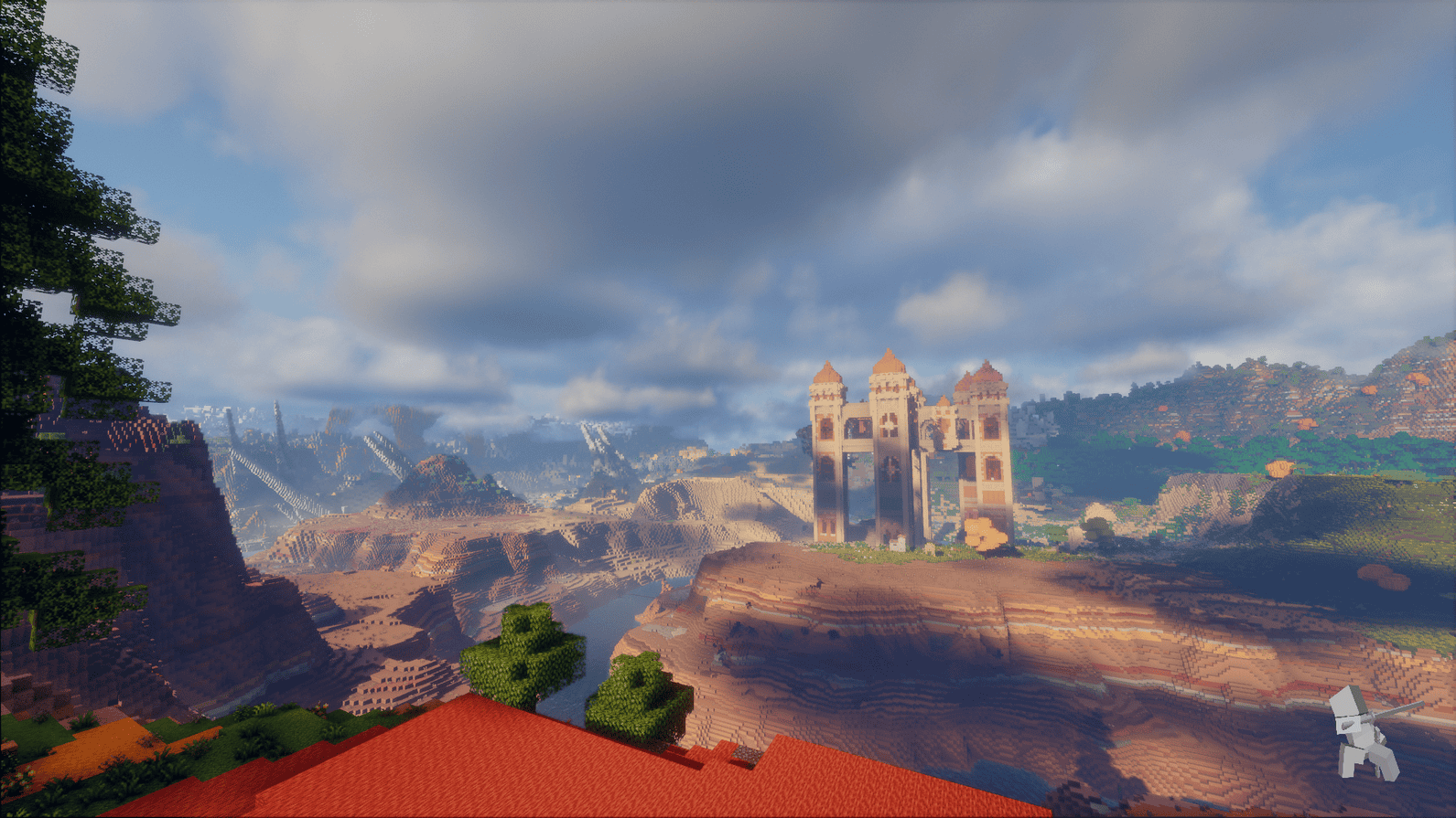 The structure in the background from Dungeon Arise.