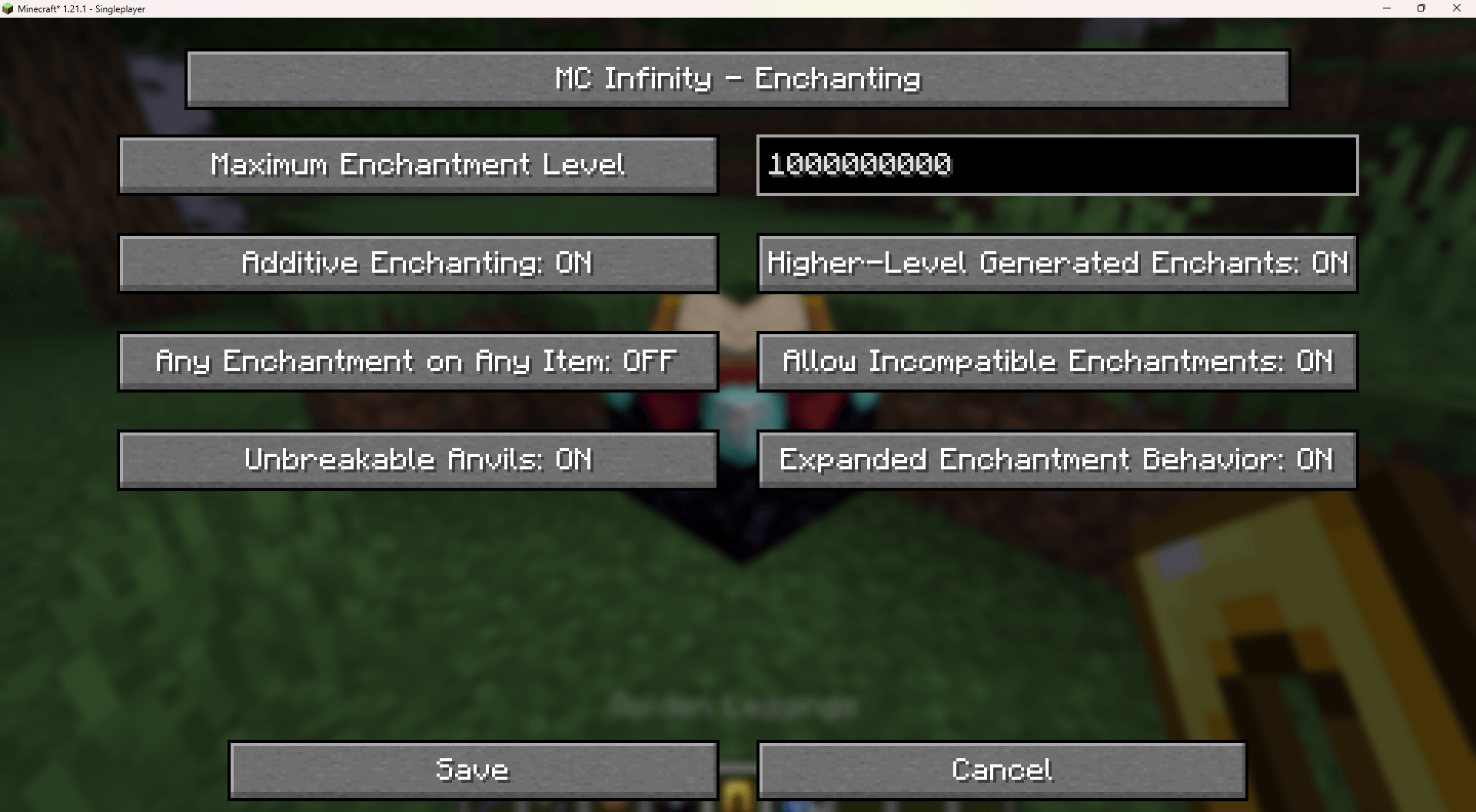 Thumbnail (Enchanting Config)
