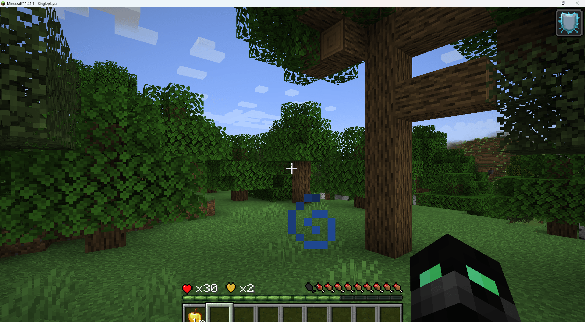 Thumbnail The vanilla Health UI and vanilla Absorption UI changes to a custom Health&Absorption UI when you have over 10 hearts. This helps reduce lag and makes it easier to know how much health you have when you have very high levels of health boost or absorption.