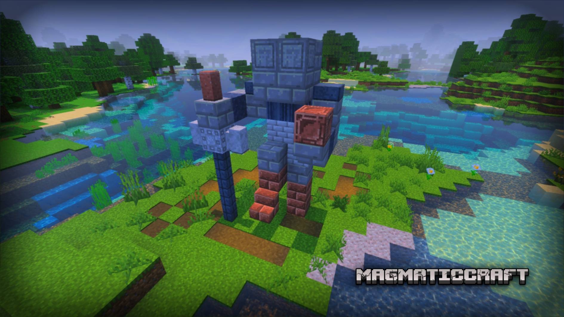 Thumbnail Thanks to their vanilla-friendly textures, these blocks are perfect for combining with vanilla blocks