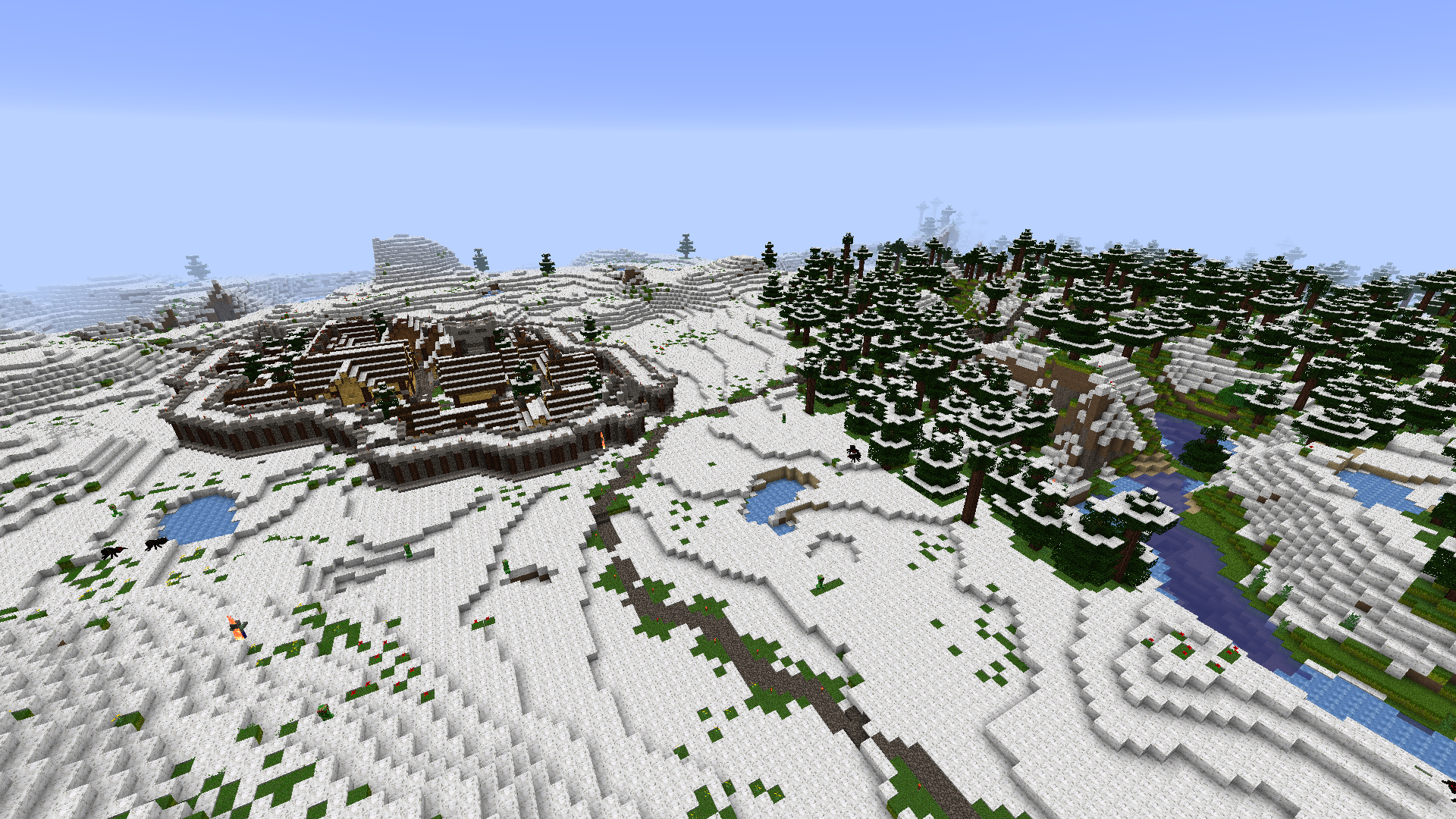 Ice Biome with Town