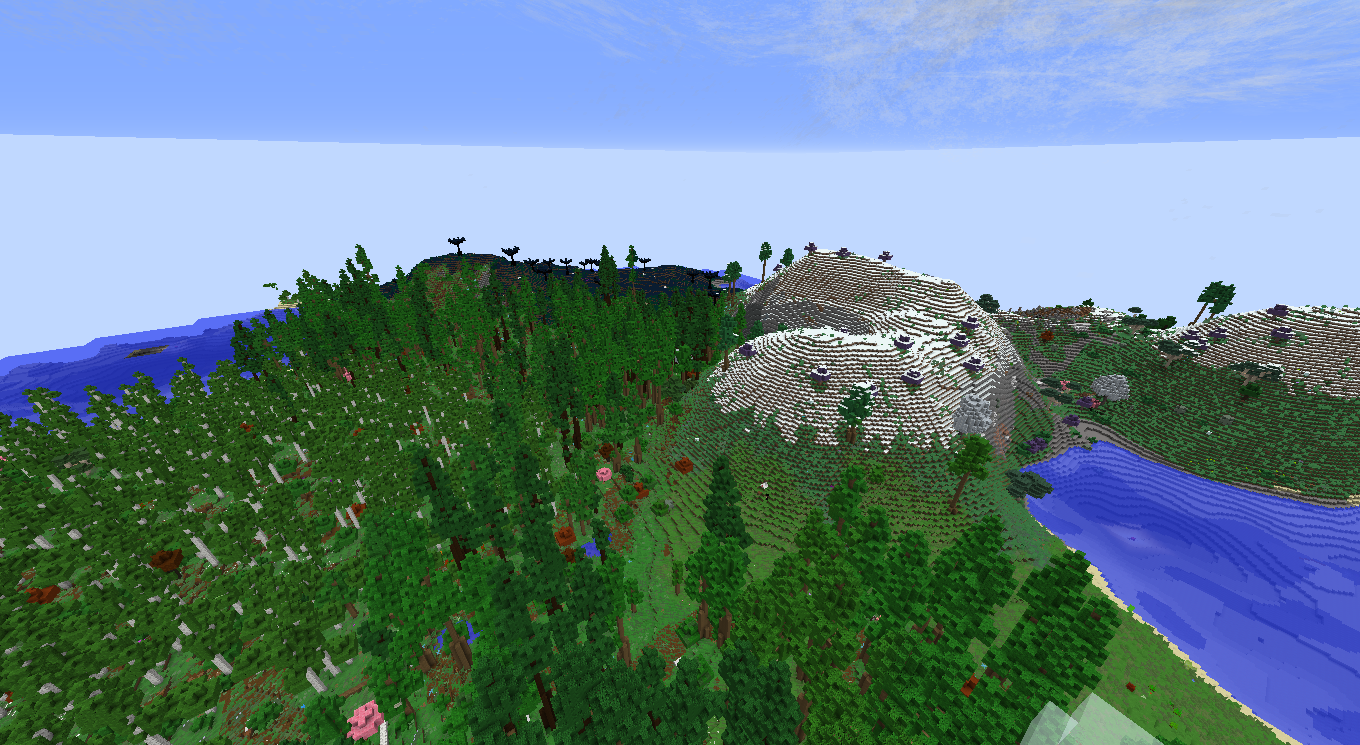 World Gen with the Realistic Terrain Gen Mod