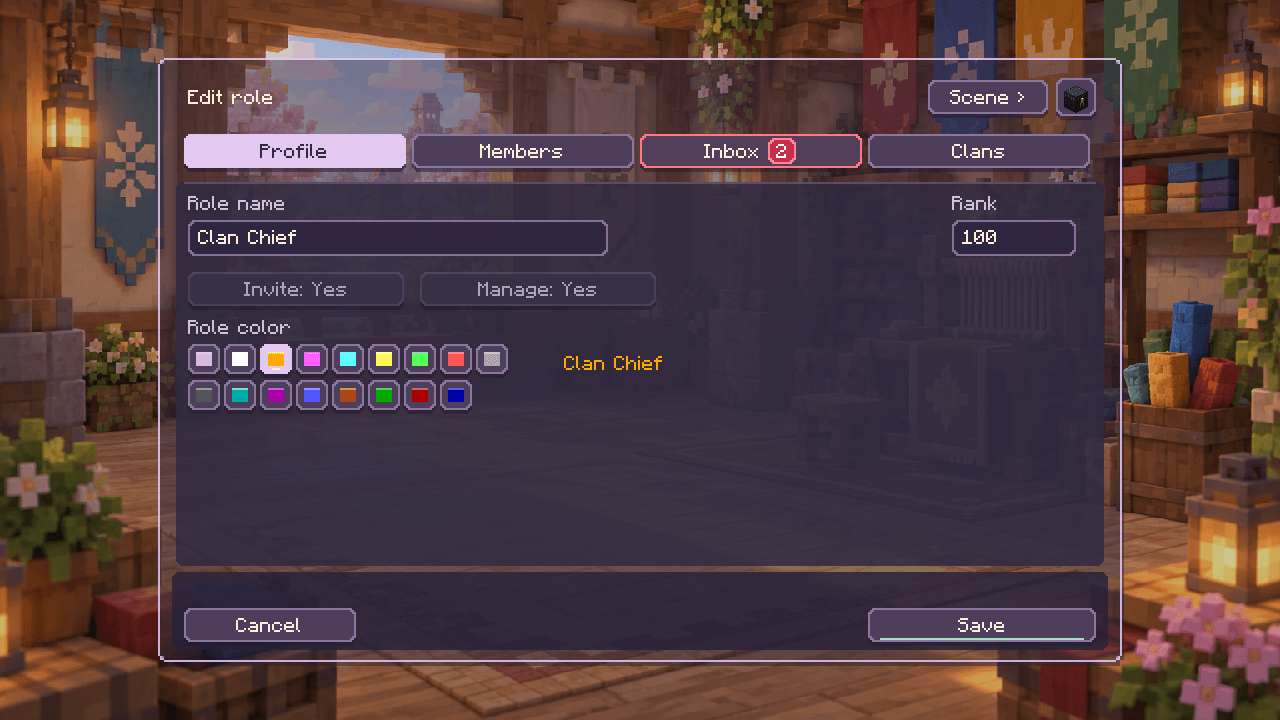 Vanilla Clans: Roles