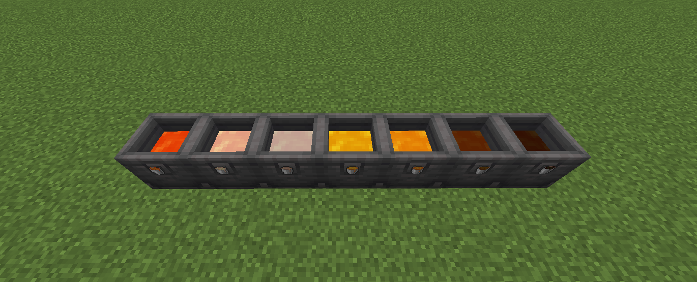 Thumbnail Get these by melting raw/crushed ore or ingots/nuggets/ore blocks with a superheated blaze burner! Don't forget they can create alloys too!