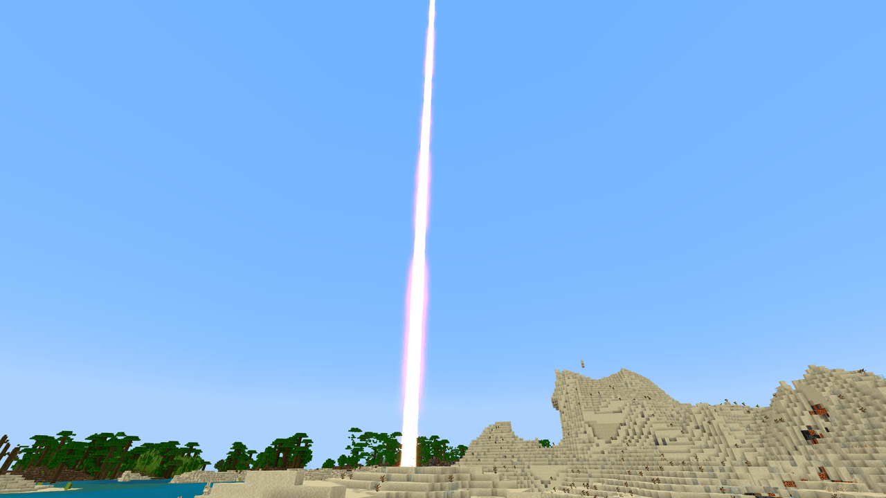 Barrage mode chewing through the landscape with constant explosions.