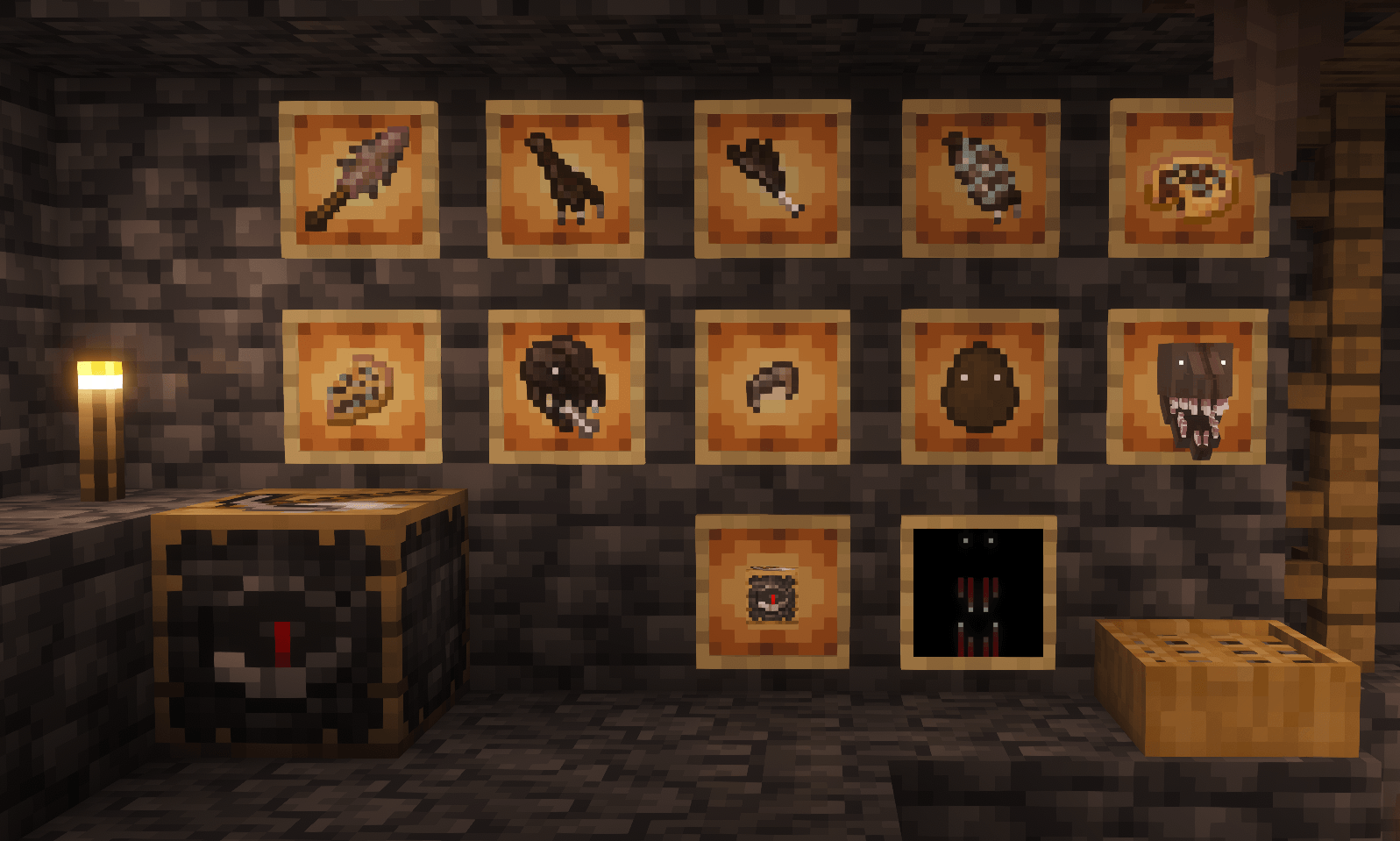 Food, Loot, ███, Weapons, Blocks