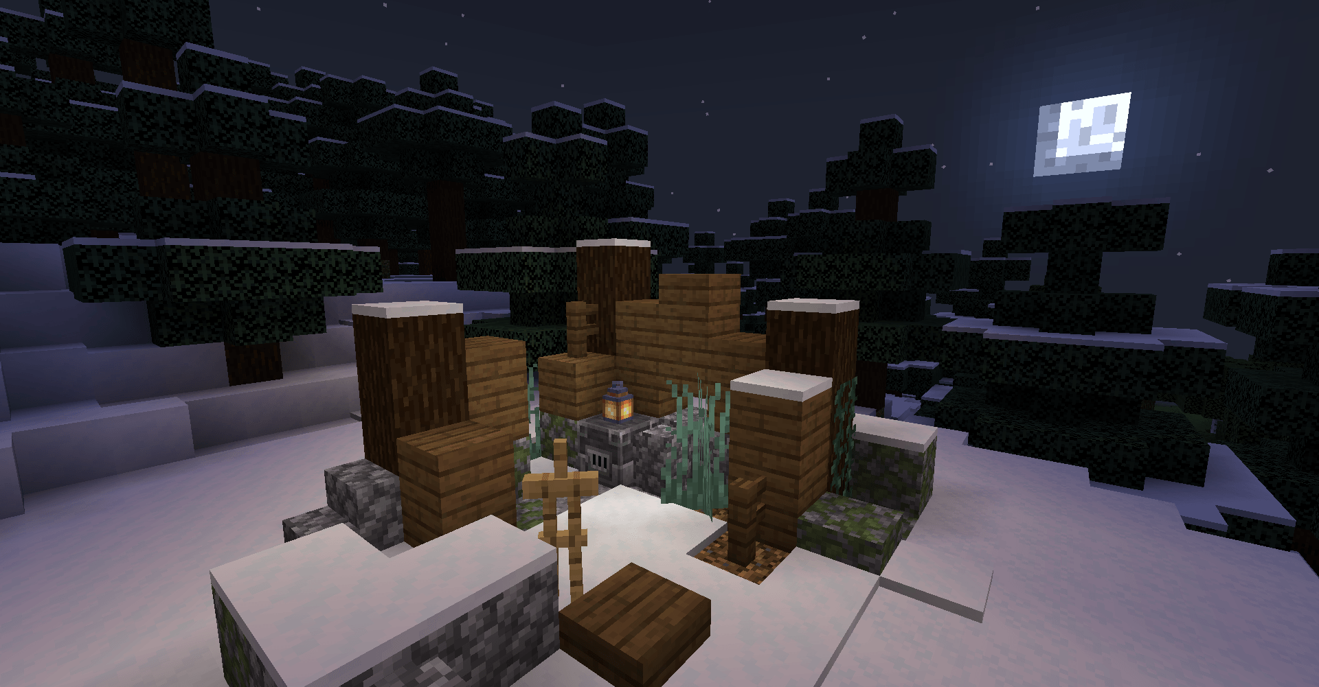 Thumbnail Can generate in snowy spruce biomes too