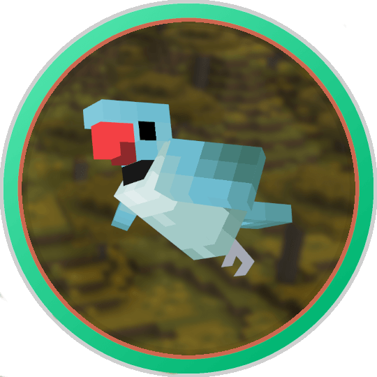 Blue Ring Necked Parrot