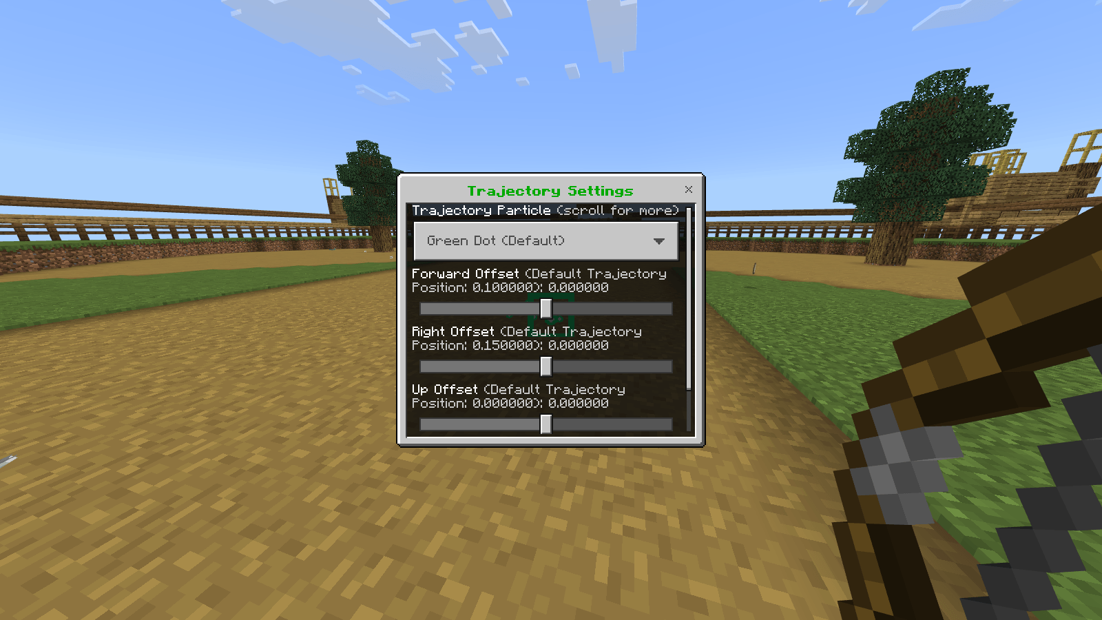 MCBE Projectiles Trajectory — screenshot 6