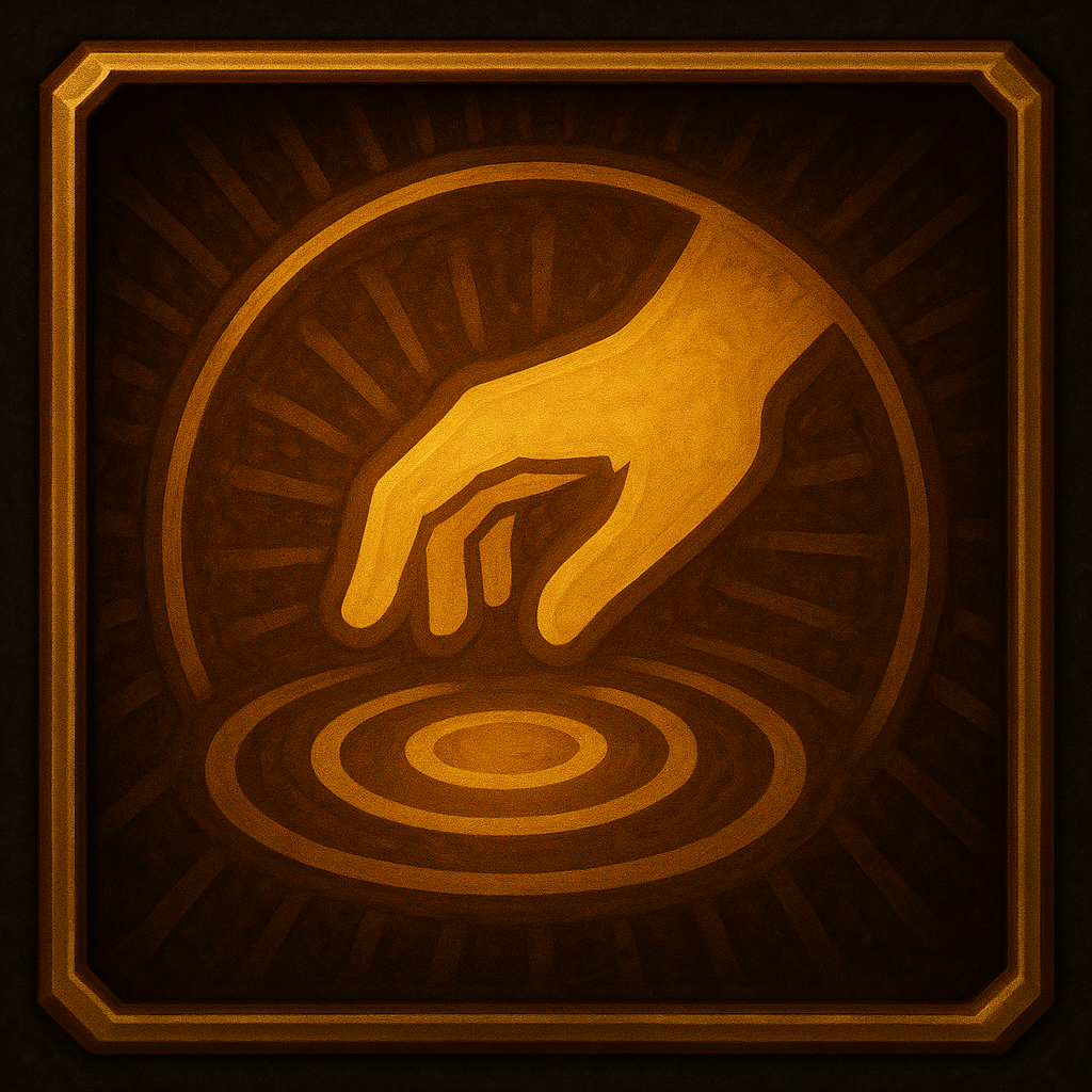 Thumbnail Event Icon, Click to interact with the world.