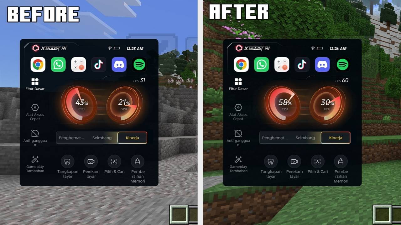 Cesium | FPS Booster — screenshot 2