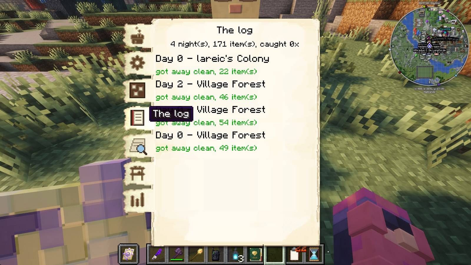 The log: every job it has run, what came back, and what it cost.