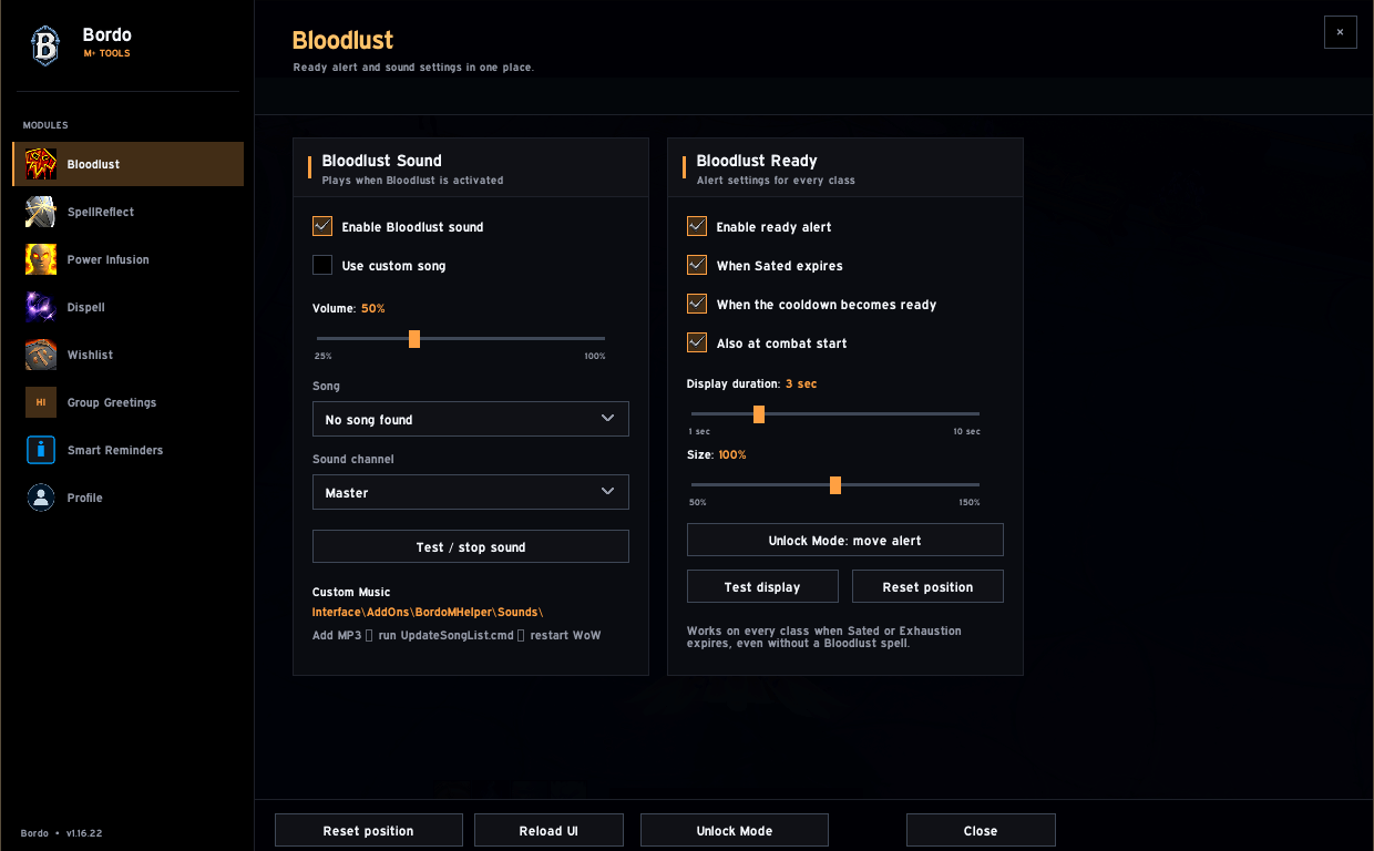 Bloodlust reminder