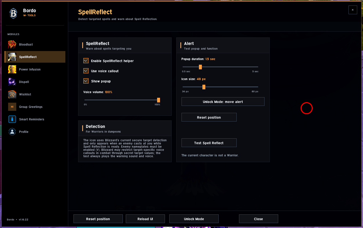 Warrior Spellreflect