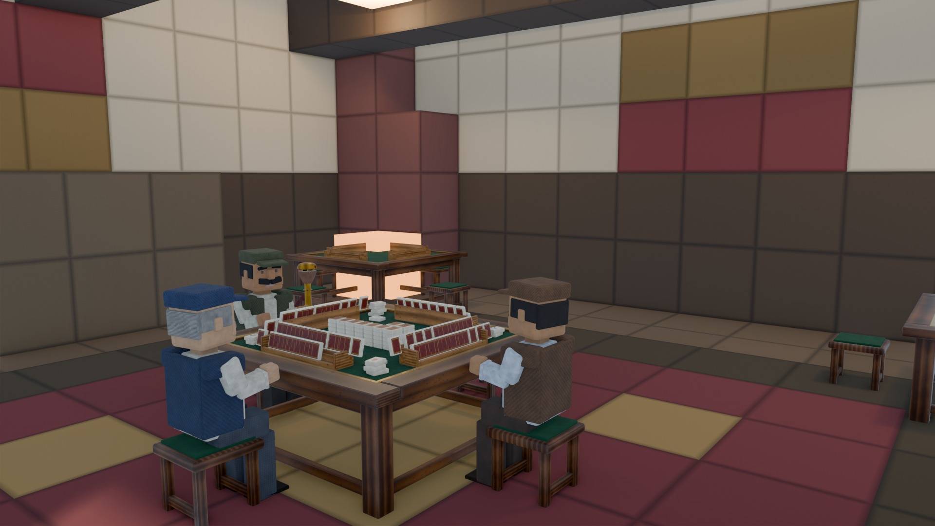 Thumbnail Okey where it belongs - a table in the corner of the coffee house