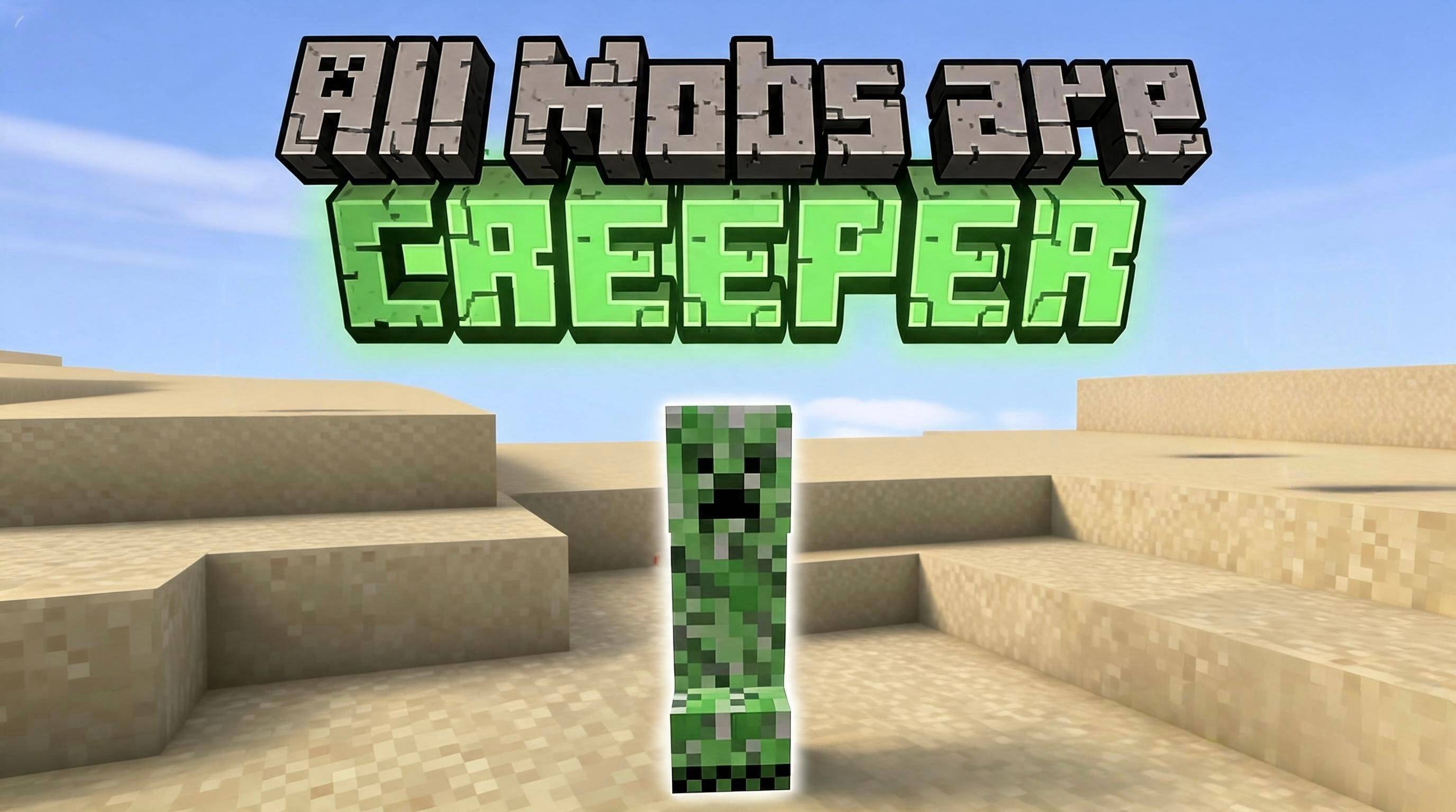 All mob are Creeper screenshot active