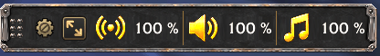 Thumbnail In-game screenshot: TBC Anniversary 2.5.6.69795, Soundstone 0.3.0, German interface. Compact volume bar.