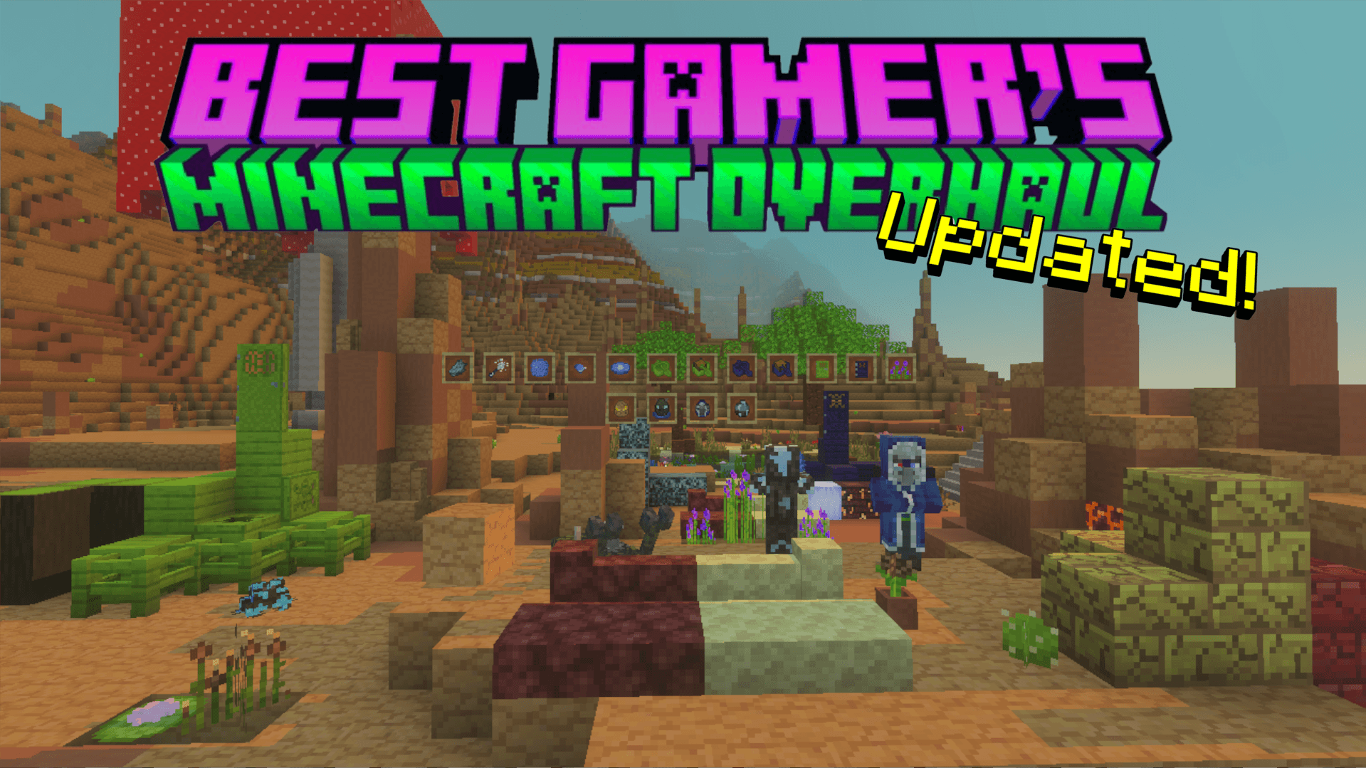 BestGamer's Minecraft Overhaul: New Biomes, Mobs, Structures & More!