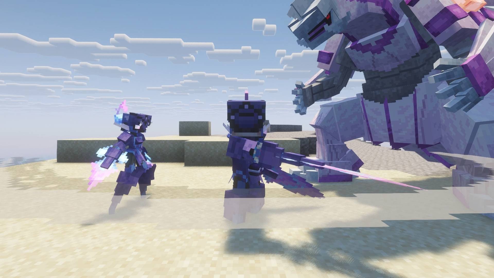 Thumbnail Equip the Ceruledge armor and sword (available for various Pokémon) and fight side-by-side with your Pokémon featuring brand-new battle animations!