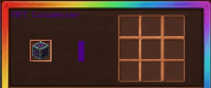 Thumbnail Place Compact Energy in input to receive 9 Crystalline Matter.