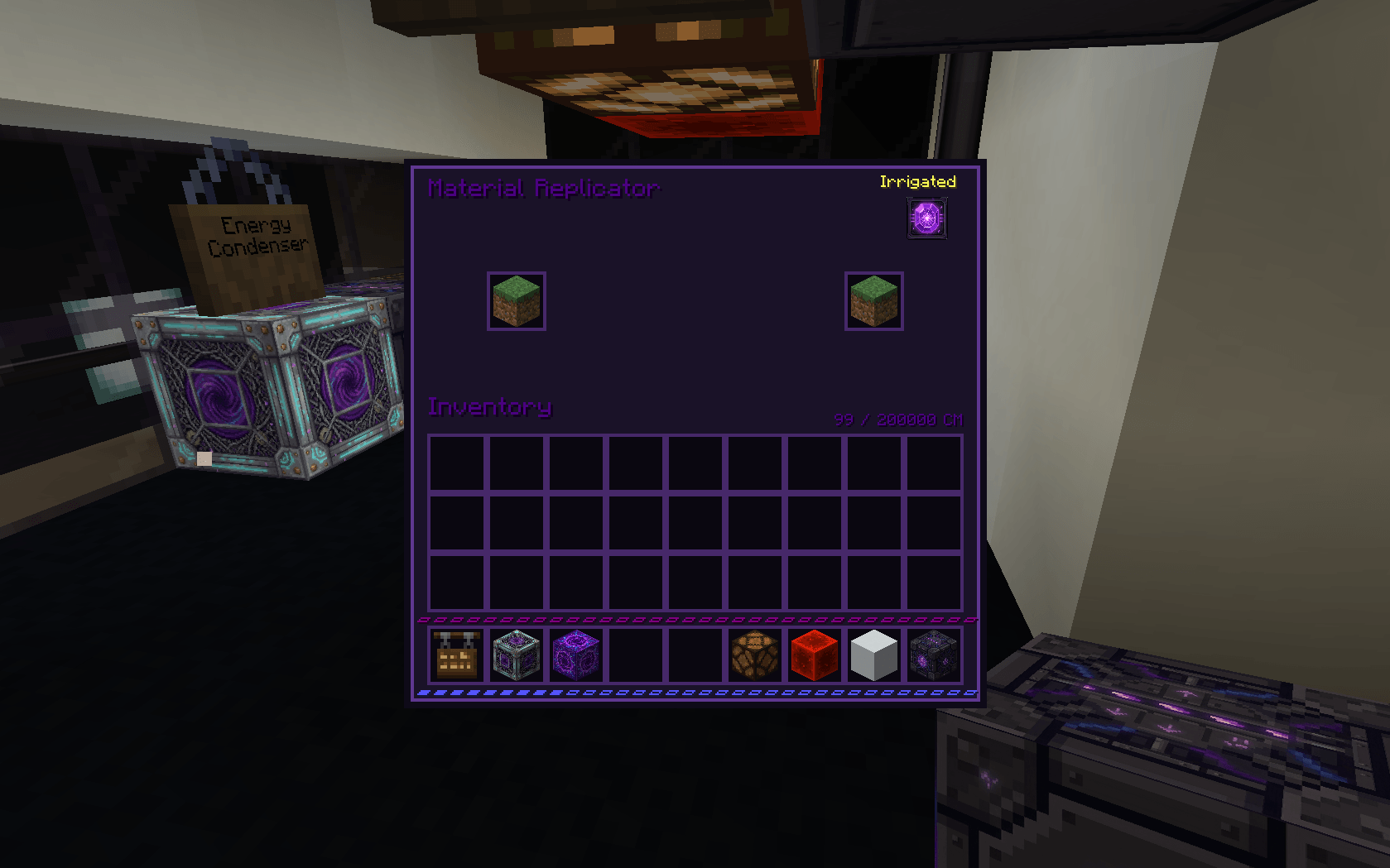 Thumbnail Needs CM and any item or block in game in the input slot to be considered active.