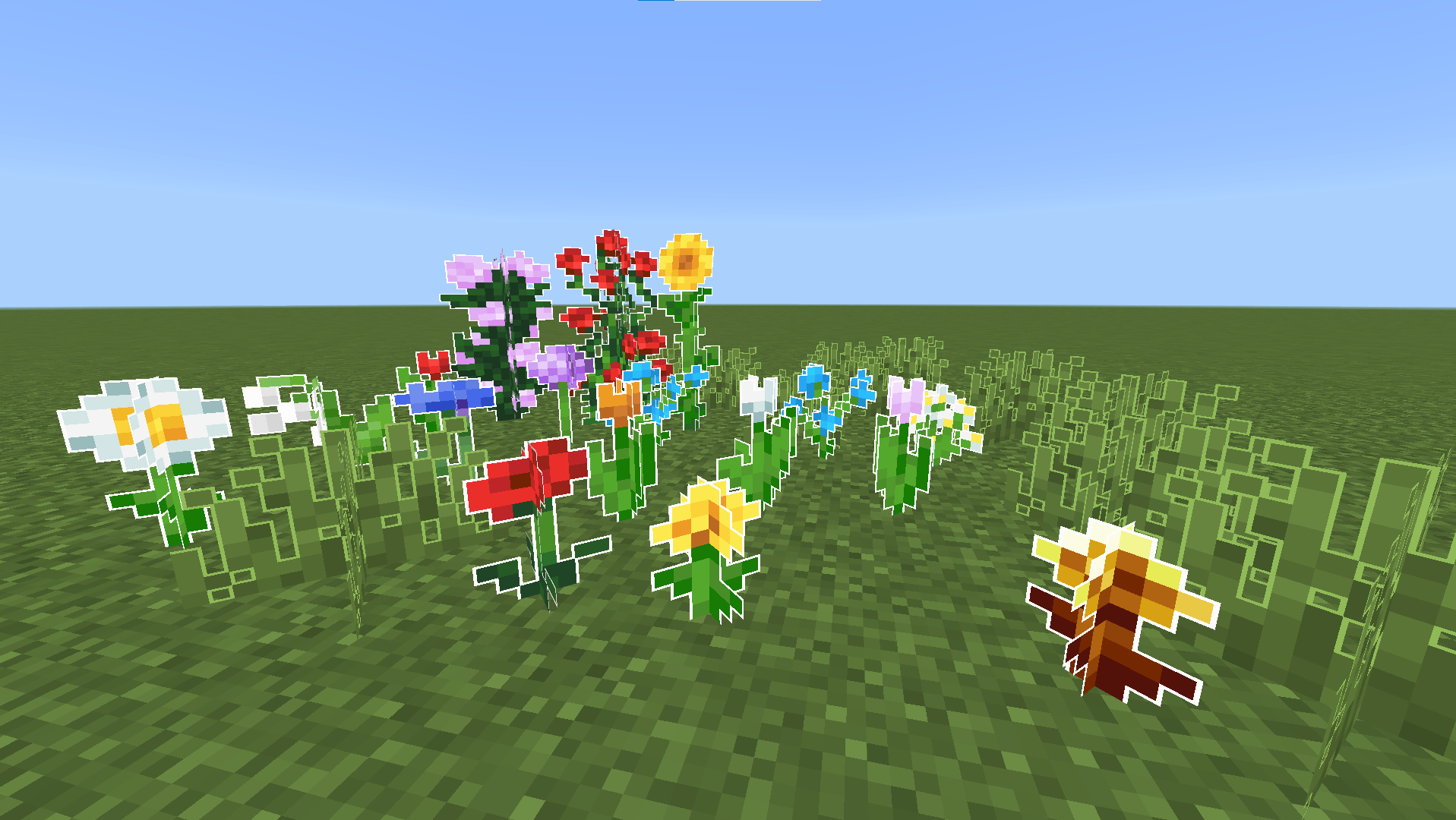 Outlined Foliage | The Best Outlined Grass Resource Pack — screenshot 1