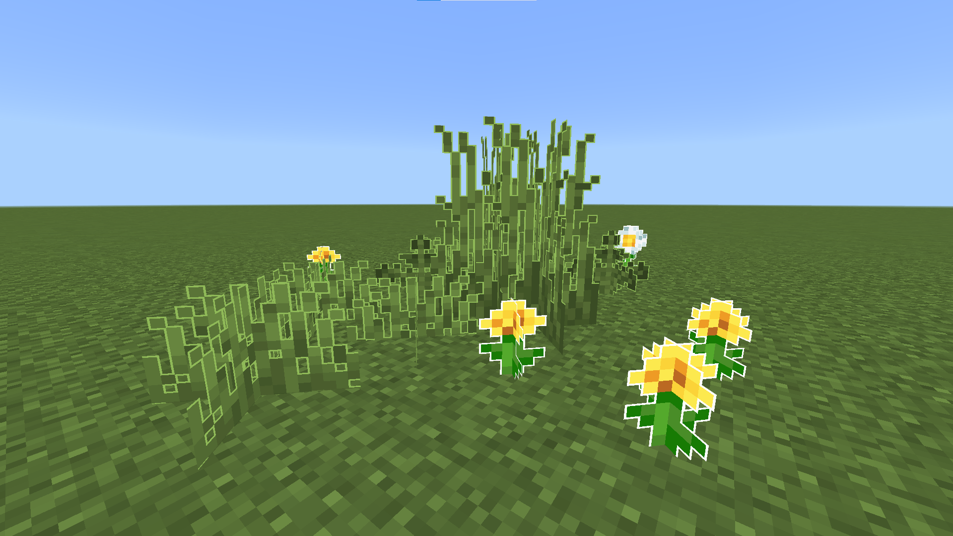 Outlined Foliage | The Best Outlined Grass Resource Pack — screenshot 2