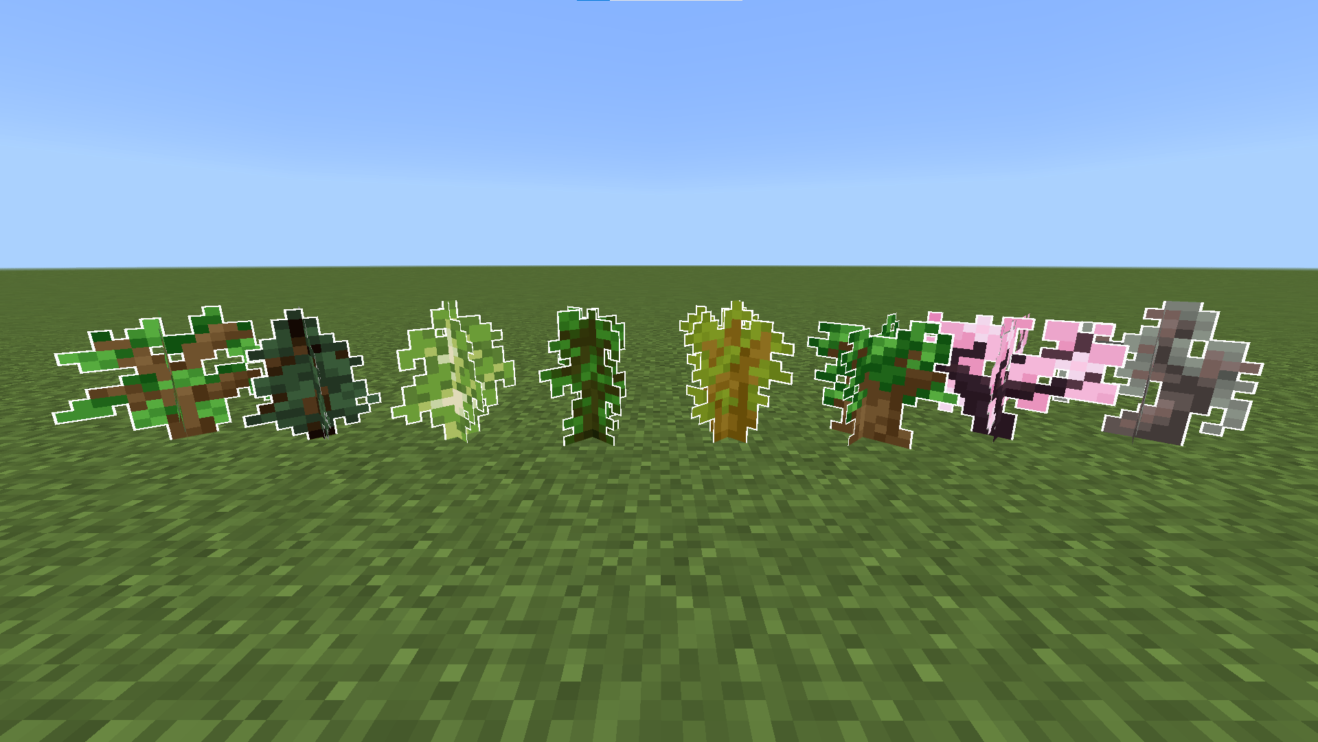 Outlined Foliage | The Best Outlined Grass Resource Pack — screenshot 3