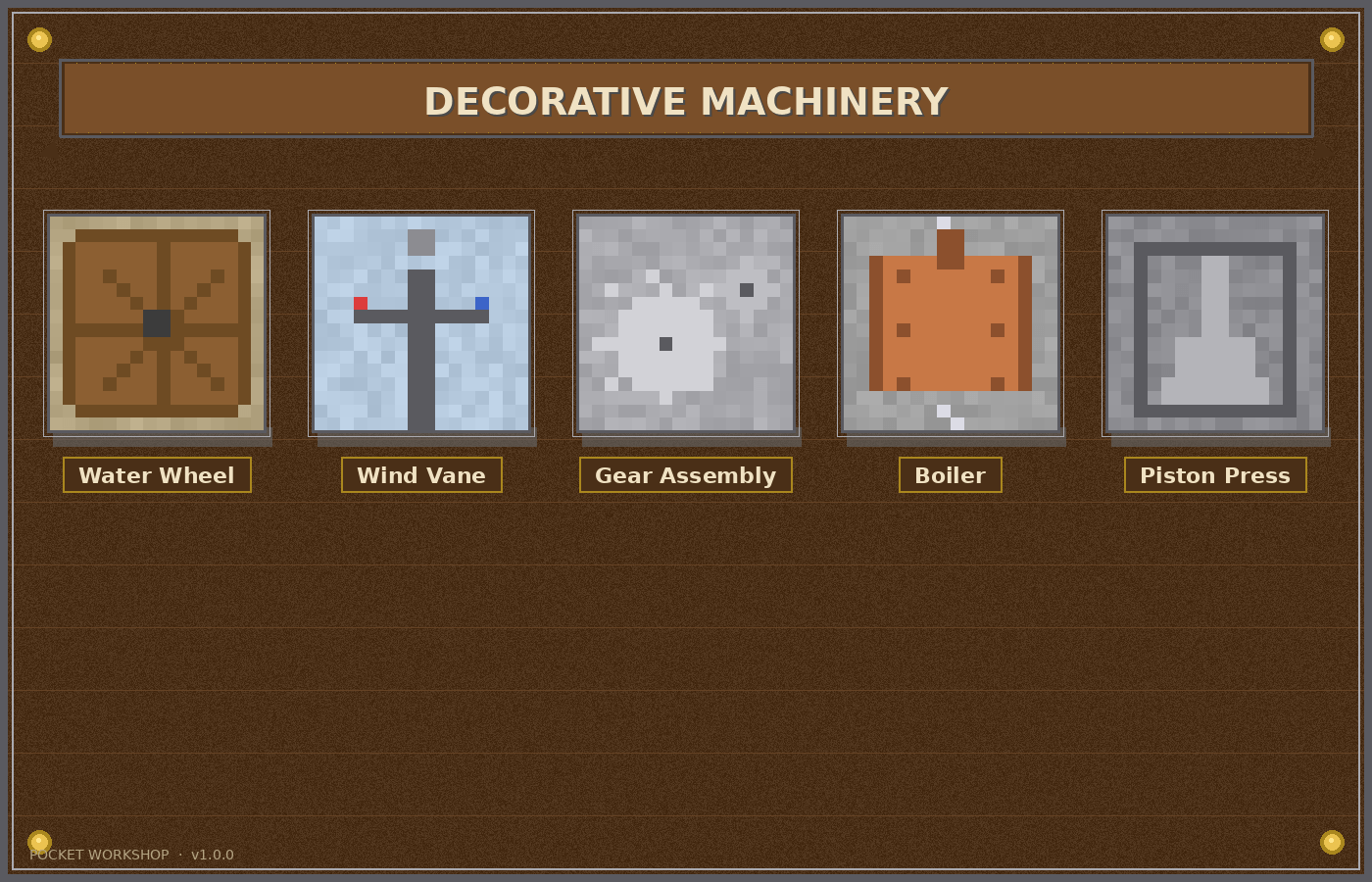 Pocket workshop — screenshot 5