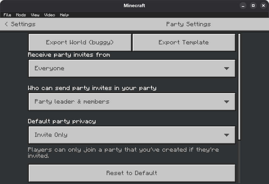 Import/Export Button Unhider v4 for MCPE thumbnail 1